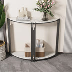Modern Half Moon Console Table