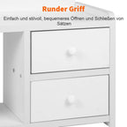 60*33*26CM/ 60*43*26CM Nightsatand Bedside Table Side Table with drawers Wooden Bedroom Nightsatand Modern Table