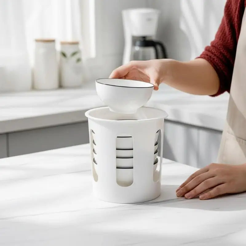 2 Tier Dish Rack Space Saving Kitchen Bowl Draining Shelf Tableware Storage Organizer for Sink and Counter