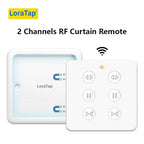 LoraTap RF 868Mhz 1,2,4 Channels Portable and Mountable Remote Control for Curtain Roller Shutter Blinds Switch