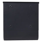 Mail box for newspapers Post Office anthracite newspaper AMSTERDAM address window and viewfinder galvanized steel key