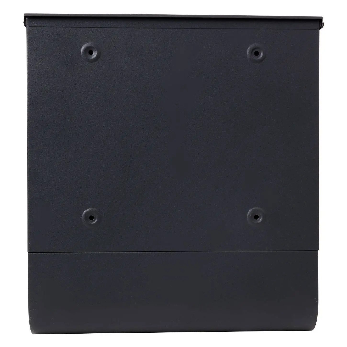 Mail box for newspapers Post Office anthracite newspaper AMSTERDAM address window and viewfinder galvanized steel key