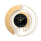 Nordic Light Luxury Metal Wall Clock Fashion Design Large Home Decoration Pendant Clock Hotel Living Room Wall Hanging Clock