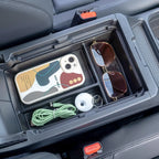 Center Console Organizer Compatible with Honda CRV 2023 2024 Accessories CR-V Hybrid Sport Armrest Tray Divider Storage Box