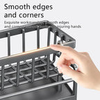 Custom Kitchen Sponge Rack Drain Water Place Dish Soap Organize Rags Multi Functional Large Capacity Countertop and Store Items