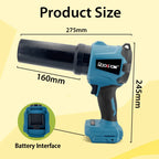 3000W Brushless Powerful Air Blower 450m/s Turbo Jet Blowers 320000rpm Handheld Leaf Blower For Makita Battery Tools Power