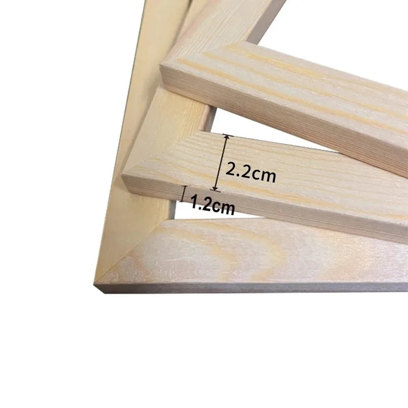 3pcs Wooden Frames 20x30 30x40 Canvas Frame Photo Oil Painting Canvas Diamond Painting Frames Canvas Wood Wall Frame Home Decor