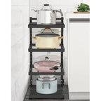 Multi-Layer Cooker Storage Rack Kitchen Sink Storage Rack For Home Stovetop Cabinets Adjustable Pot Rack