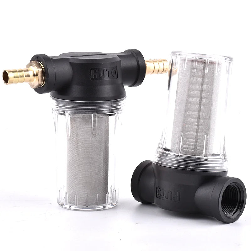 1/2" Garden Watering Hose Filter Agricultural Irrigation Impurity Prefilter Aquarium Water Pump Filter 80/250 Mesh Strainer Mesh