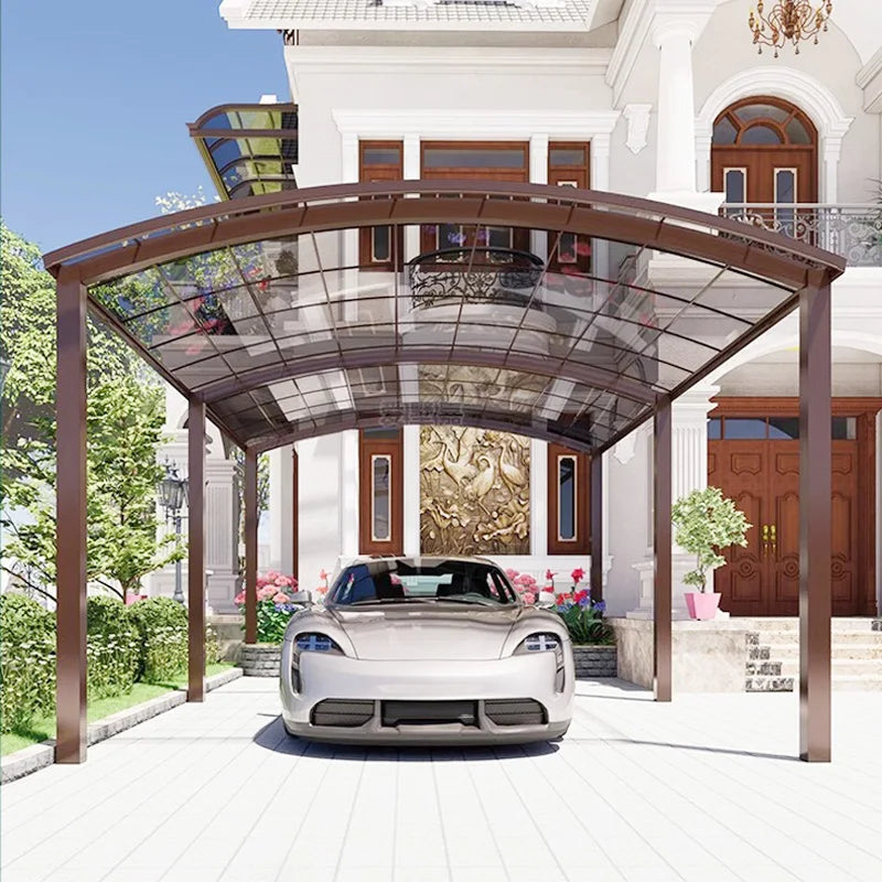 Outdoor Parking Garden VillaShelter Canopy Tent Car Carport Metal Garage  Exterior Sunshade For Aluminium Alloy Cars Shed
