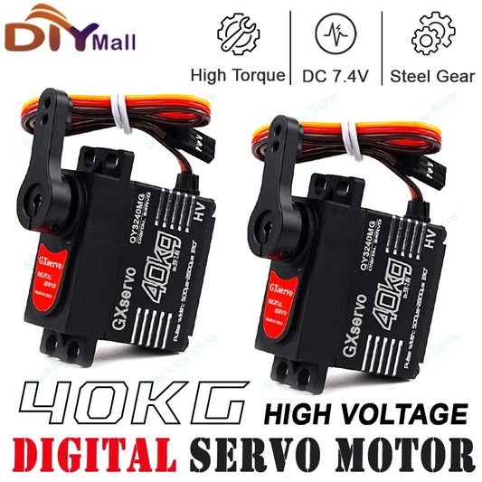 YP3240MG 40KG Digital Servo 5.0-7.4V High Torque Semi-Metal Gear IP67 Waterproof 180° for 1/8 1/10 TRX6 SCX10 RC Crawler