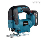 21V Cordless Electric Jig Saw 2900RPM Multi-Function Woodworking Power Tool For Makita 18V Battery Pin with 1 Saw Blade