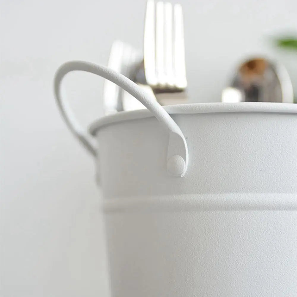 Kitchenware Cooking Tool Kitchen Storage Bucket Spoon Stand Bamboo Tableware Holder Cutlery Organizer Chopstick Holder
