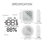 MOES Tuya Smart ZigBee Temperature and Humidity Sensor Indoor Hygrometer With Digital LCD Display Smart Life APP Remote Control