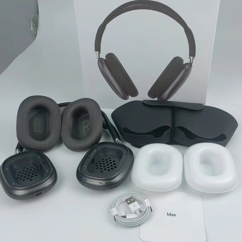 New wireless leather bag sports Bluetooth pop-up music earphones P9 MAX head mounted Bluetooth earphones