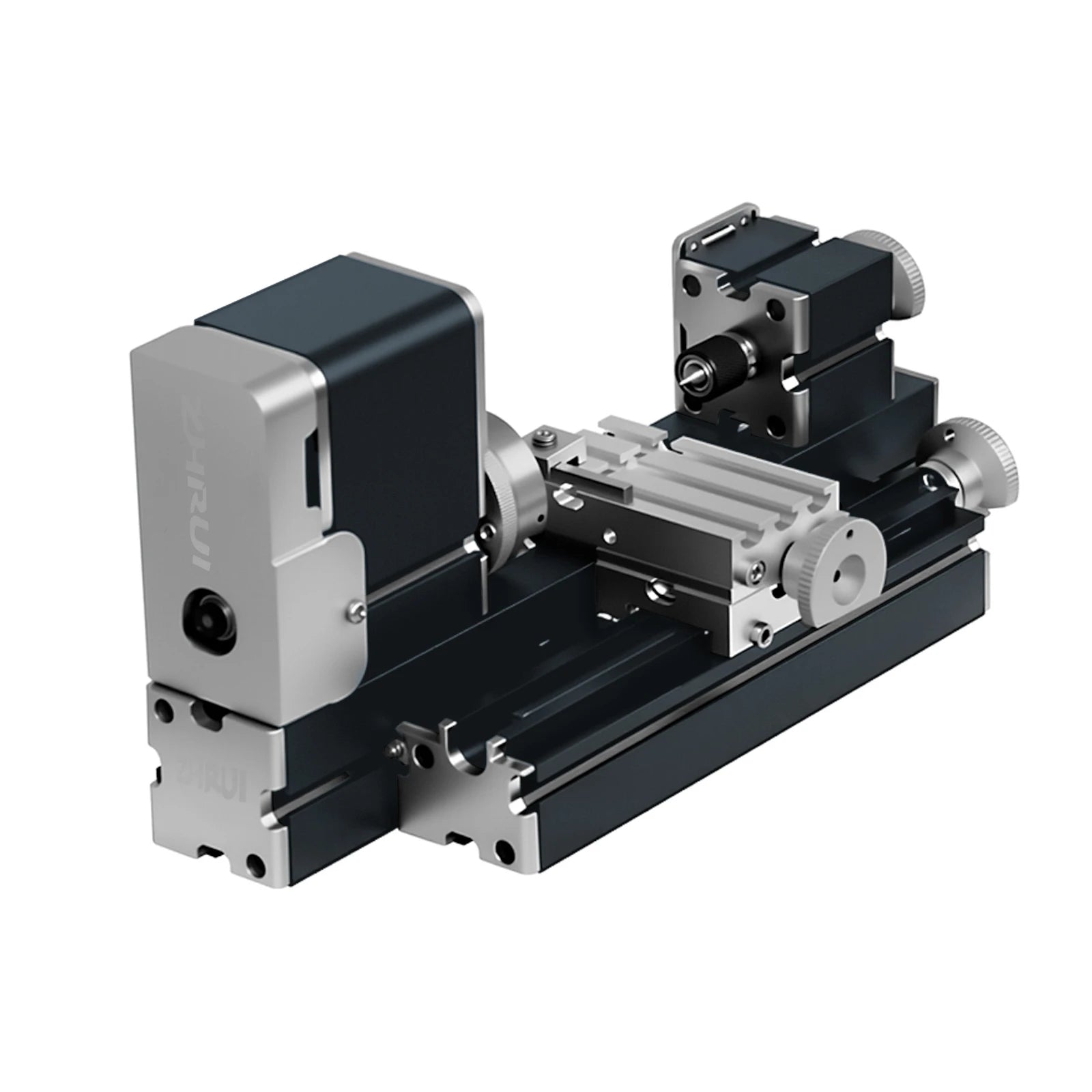 All-metal Miniature Lathe 36W, 20000rpm Didactical Mini Metal Lathe Machine Tool for Hobbyist Woodworking Craft