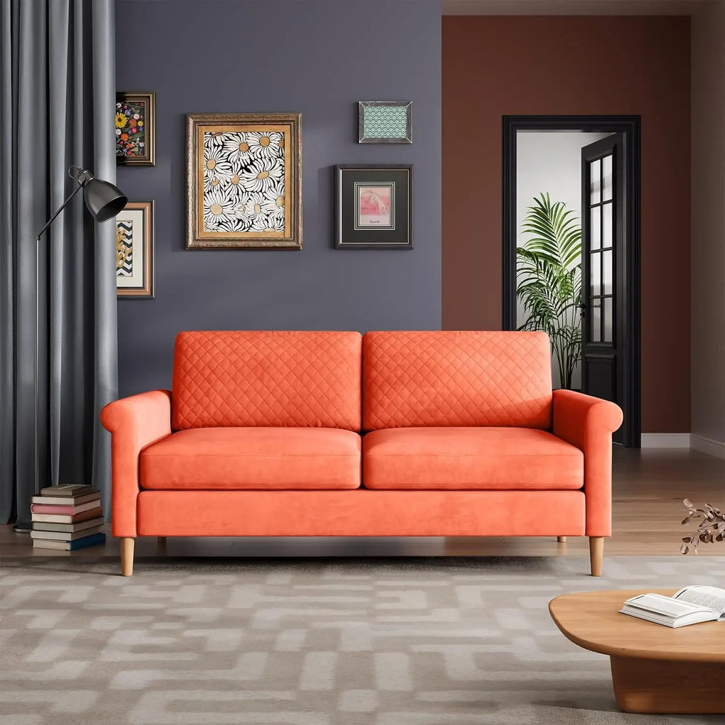 Small Comfy Loveseat Sofa