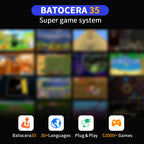 JMachen External 2T Game HDD Batocera 35 with 52000+Games For PS3/PS2/Wii/WiiU/DC/N64/MAME/SS Game Console for Windows PC/Laplop