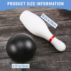 1 Set Bowling Set for Kids & Adults 2 Ball with 10 Pins for Family Kids and Adults Backyard Skittles