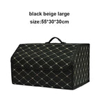 Multipurpose Collapsible Car Trunk Storage Organizer With Lid Portable Car Storage Bag Car Trunk Organizer