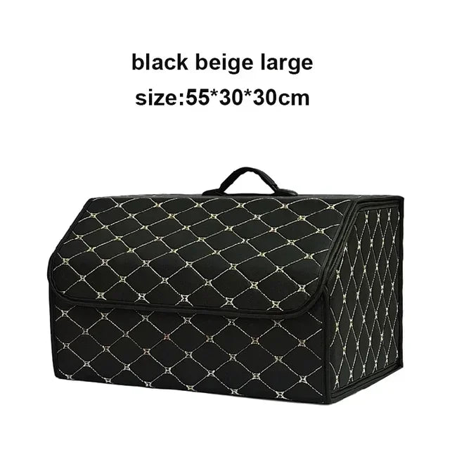 Multipurpose Collapsible Car Trunk Storage Organizer With Lid Portable Car Storage Bag Car Trunk Organizer