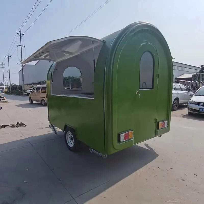Fully Equipped Towable Food Carts Food Truck with Full Kitchen