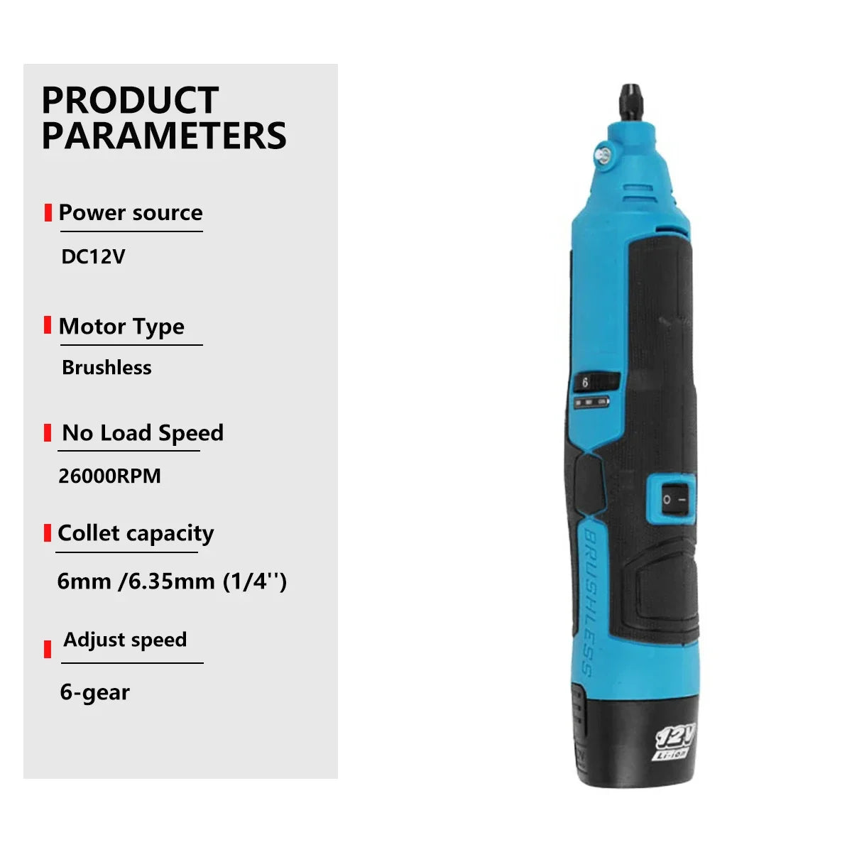 Cordless Electric Engraver Carving Electric Drill Engraving Machine Grinding Polishing Mini Rotary Tool 6 Variable Speed