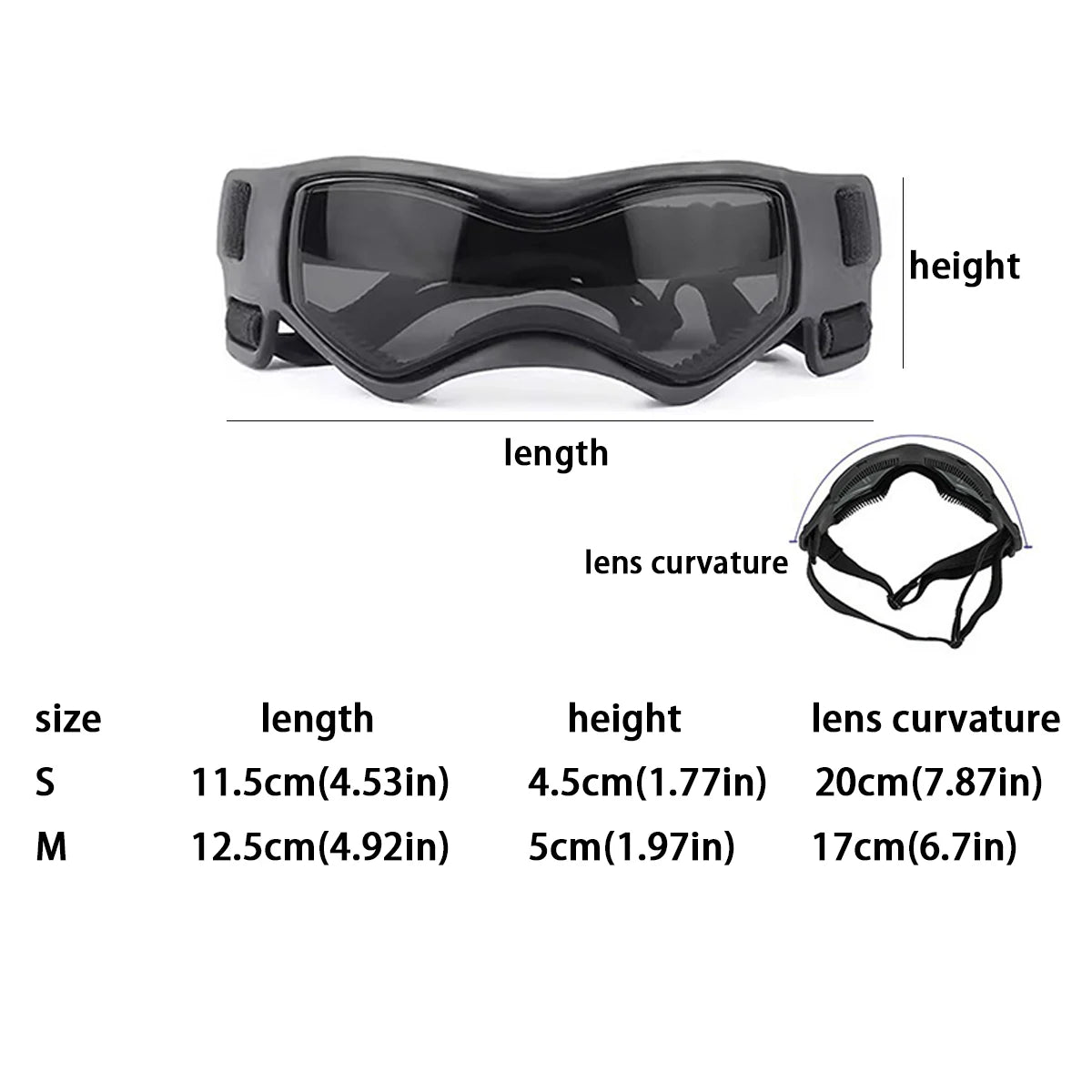 Protective Dog Helmet & Goggles Set for Biking & Outdoor Safety