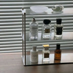 Modern Stainless Shelf Steel 2/3 Layers Minimalist Storage Rack  Cup Cosmetics Rack Kitchens Accessories Storage Organization