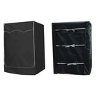 Washing Machine Cover Outdoor Sunscreen Front Load Laundry Dryer Covers Waterproof 210D Oxford Cloth Washing Machine Dust Cover