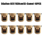 5/10Gallon Felt Plant Grow Bags Nonwoven Fabric Garden Potato Pot Greenhouse Vegetable Growing Bags Moisturizing Vertical Tools
