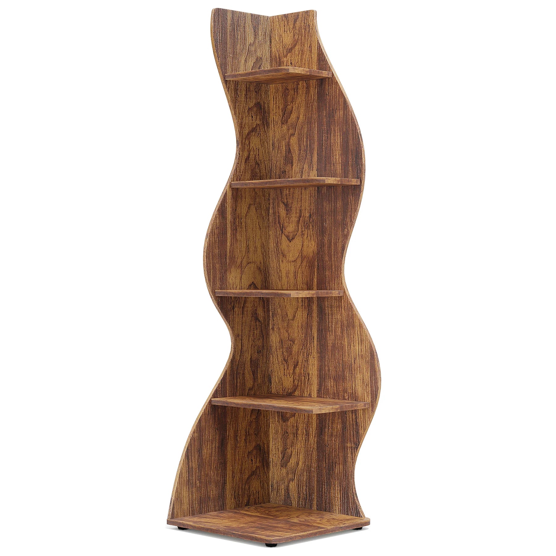 Stylish Corner Bookcase
