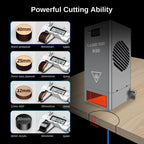 LASER TREE K60 60W Optical Power Laser Module with Air Assist 450nm TTL Blue Light for CNC Engraver Cutting Wood DIY Tools