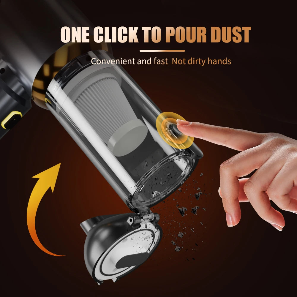 Powerful Mini Car Vacuum Cleaner