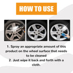120ml Car Iron Remover Wheel Cleaner Wheel Hub Rust Removal Metal Disc