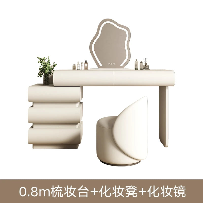 Cream-style Dresser Closet Drawers Beige Luxury White Dressing Table Living Room Unique Comoda Pra Quarto Furniture Home