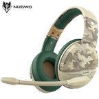 NUBWO G08 Dual Wireless Headsets Gamer with Microphone 2.4GHz Bluetooth 5.3 Gaming Headphones for PS5, PS4, PC, Mobile, Switch