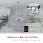 Mini Turbo Dishwasher Portable USB Rechargeable Bucket Free Household Sink Dishwasher Equipment