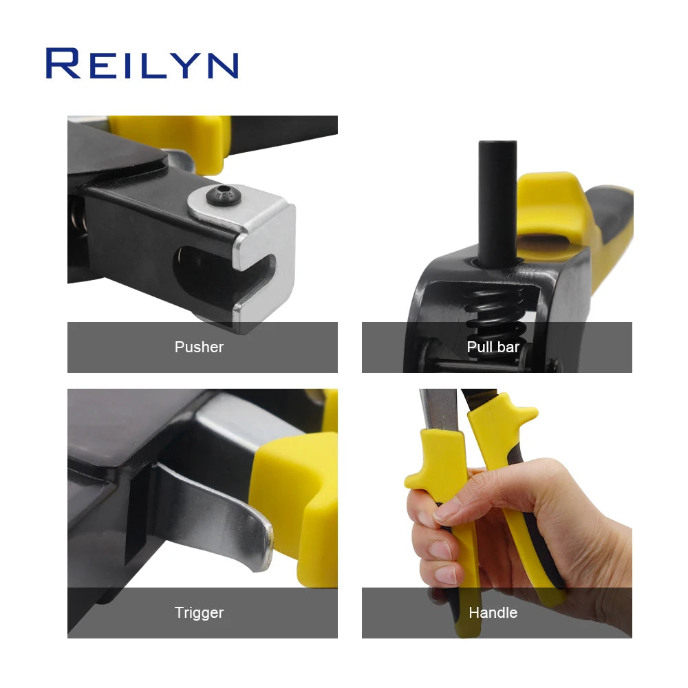 Hollow Gecko Gun Hand Pulling Rivet Gun Expansion Plug Tensioner M4 M5 M6 Drive Wall Anchor Screws Gun For Plasterboard Fixing