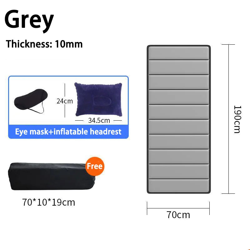 Non-inflatable  Car Travel Bed Outdoor Camping Folding Bed Portable SUV Mattress Universal Travel Mattress