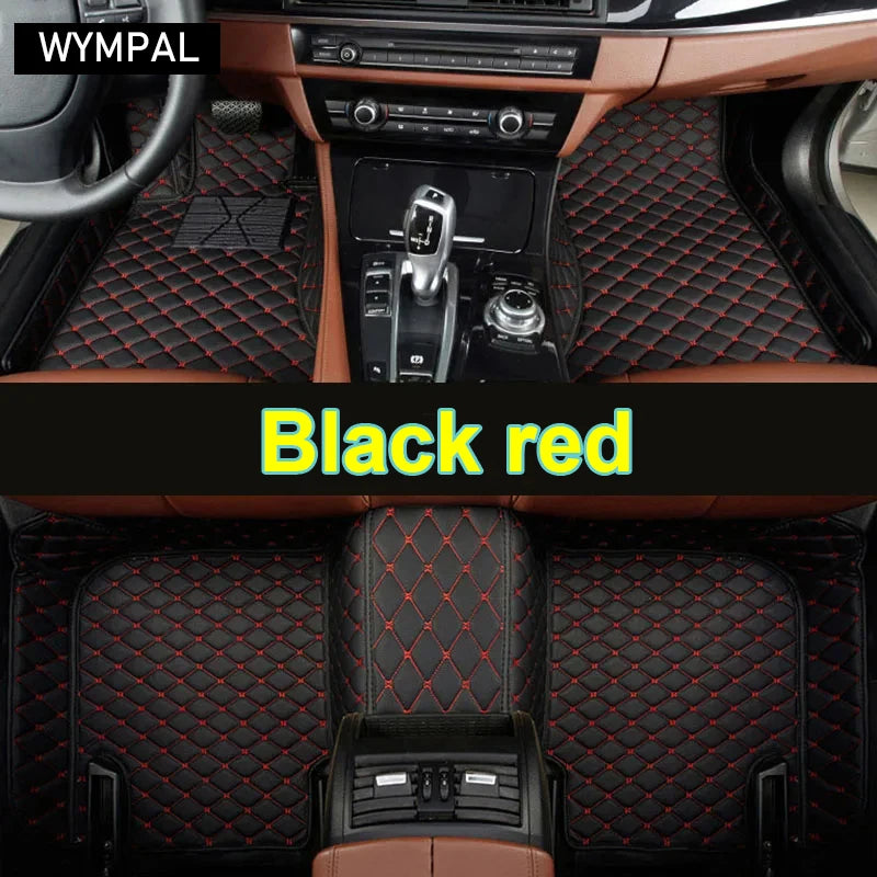 Car Floor Mats For Nissan Leaf ZE1 2018~2022 Luxury Leather Mat Durable Pad pets Interior Parts Rugs Set Accessories 2019
