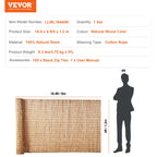 VEVOR Natural Reed Fencing 5.5 ft x 16.4 ft Balcony Reed Fence Roll for Outdoor Backyard Patio Backyard Garden Fencing Divider