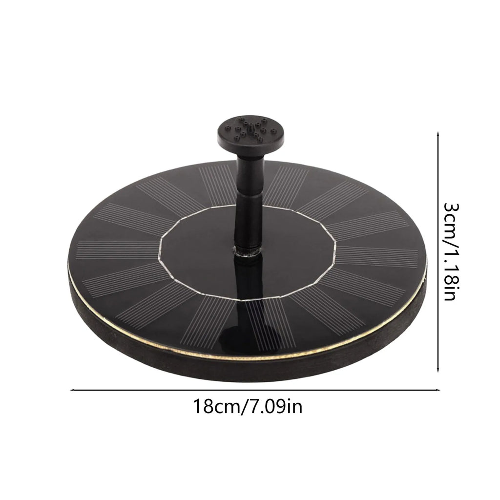 Solar Fountain Pump Floating Solar Panel Bird Baths Water Fountain with 4 Nozzles For Garden Outdoor Water Pool Pond Decor