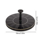Solar Fountain Pump Floating Solar Panel Bird Baths Water Fountain with 4 Nozzles For Garden Outdoor Water Pool Pond Decor