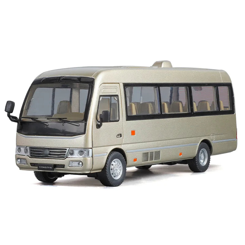 1:24 alloy bus model, cool sound and light, exquisite desktop ornaments, the best collection for car model enthusiasts