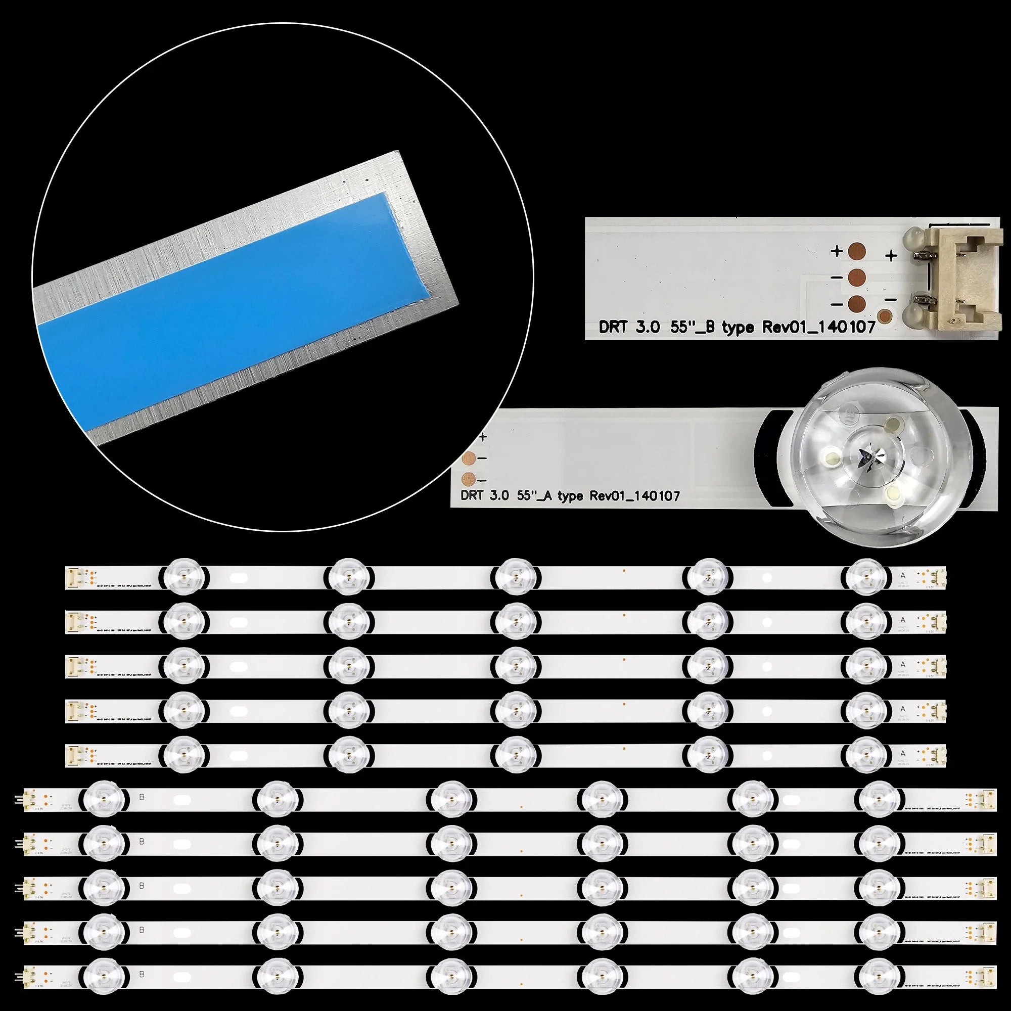 LED Strip For 55LB6000 55LB626V 55LB628V 55LB6500 55LB652T 55LB656V 55LF550V 55LF551C 55LF6000 55LF6500 55LB6560 55LB6250