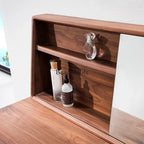 FG11North American black walnut dresser new Chinese solid wood tall makeup table storage integrated