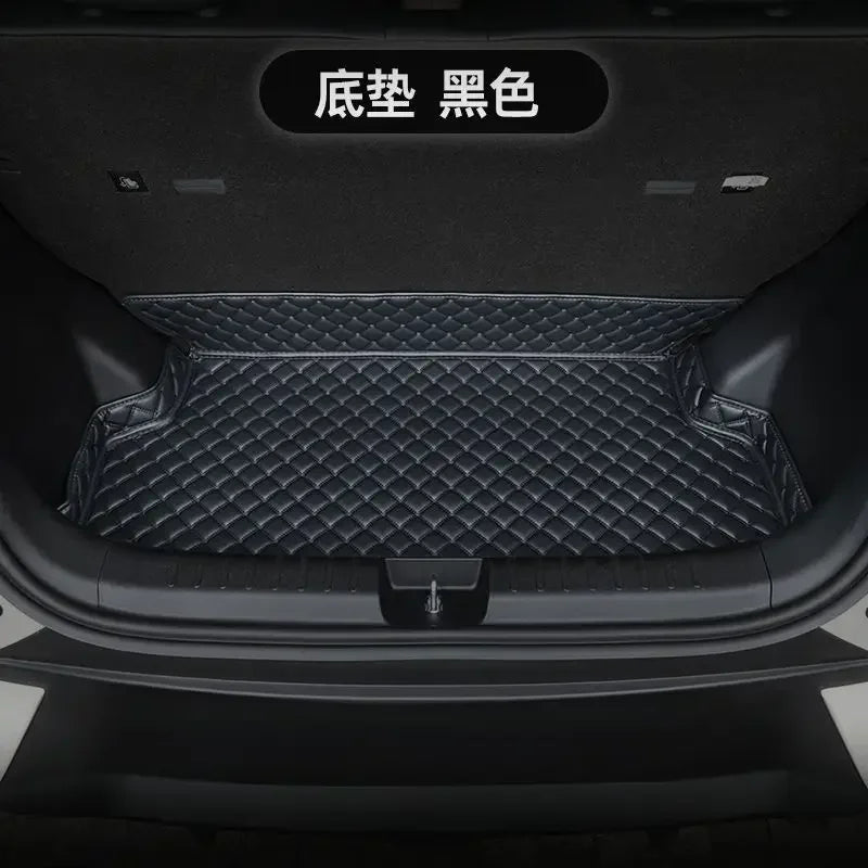 For BYD Dolphin Mini 2025 Custom Car Trunk Mat BYD Seagull Leather Full Coverage Cargo Liner Waterproof Interior Accessories