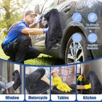 5/1PCS Super Car Cleaning Drying Cloth Microfiber Car Care Towel High Water Absorption Detailing Cloths Windows Mirrors Rags