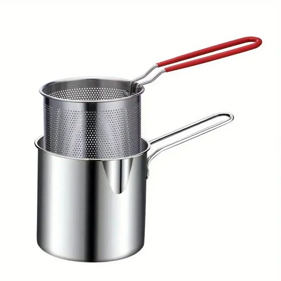 Small Stainless Steel Oil Pot Fryer